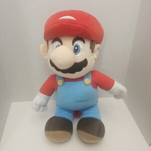 Super Mario Plush Backpack 2023 Nintendo Large‎ Character Bag Adjustable...